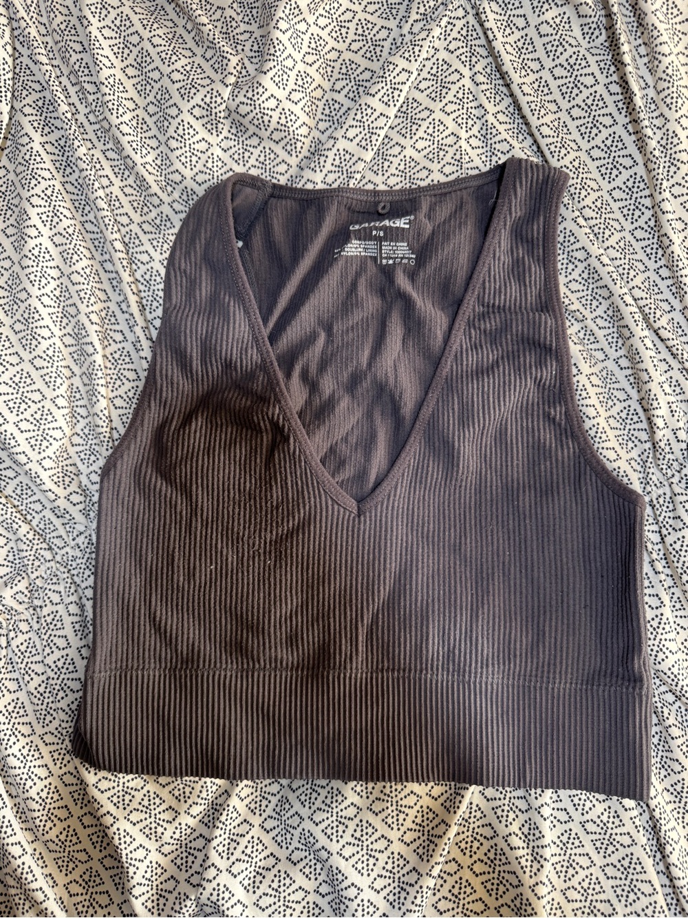 Garage Plunge Neck Tank